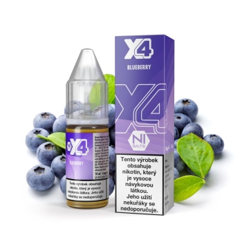 X4 Bar Juice - Borůvka (Blueberry) - 20mg